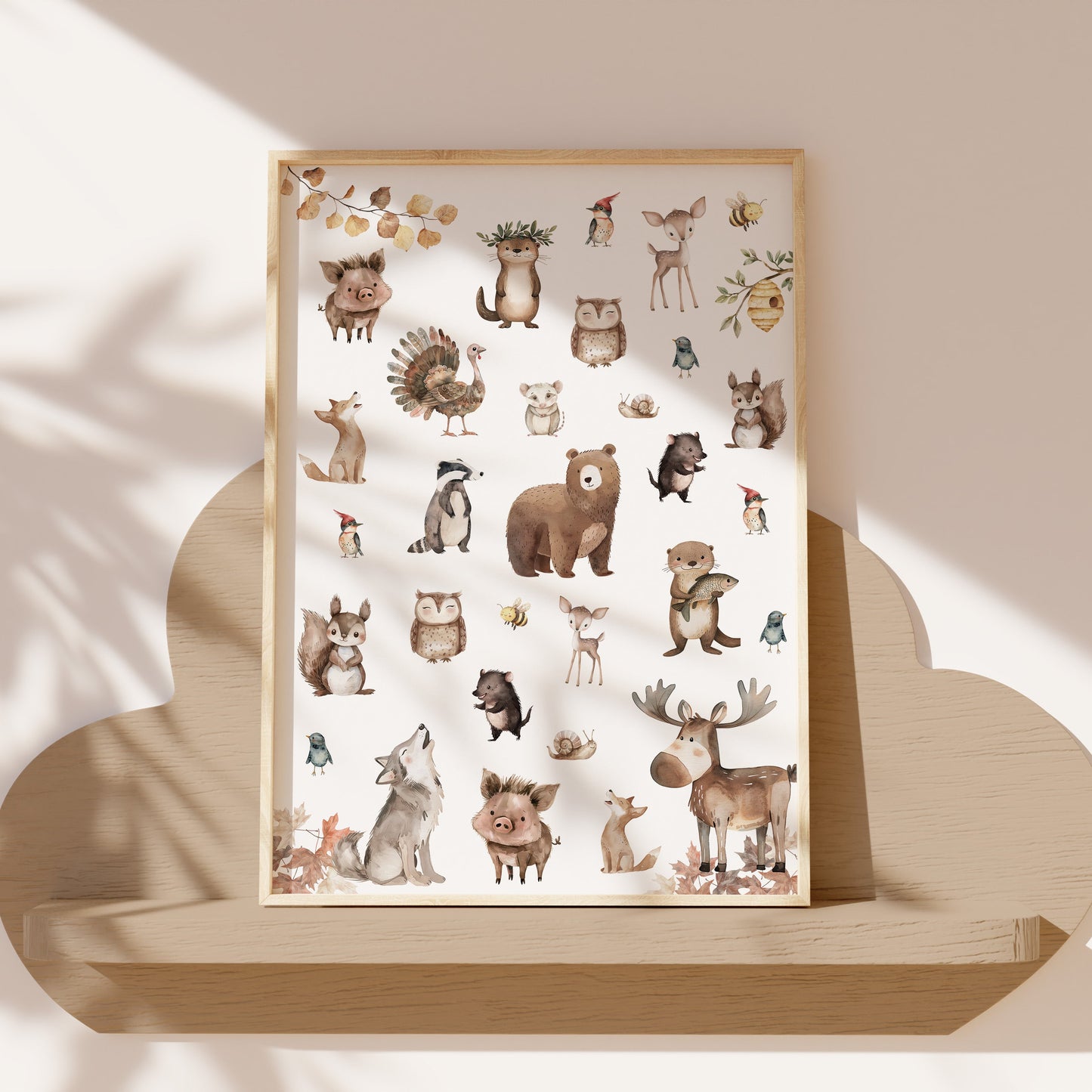 Poster bosdieren