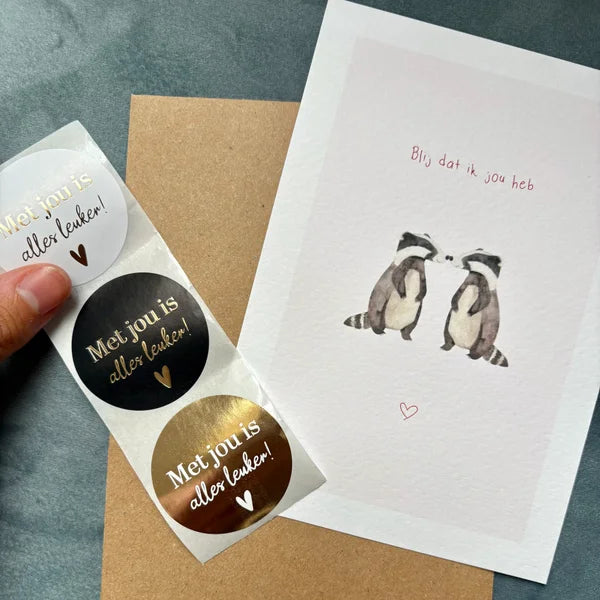 Stickers leuker met jou